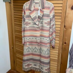 BLANKET COAT (LIGHTWEIGHT) BY SOFT SURROUNDINGS PXS (2-4)